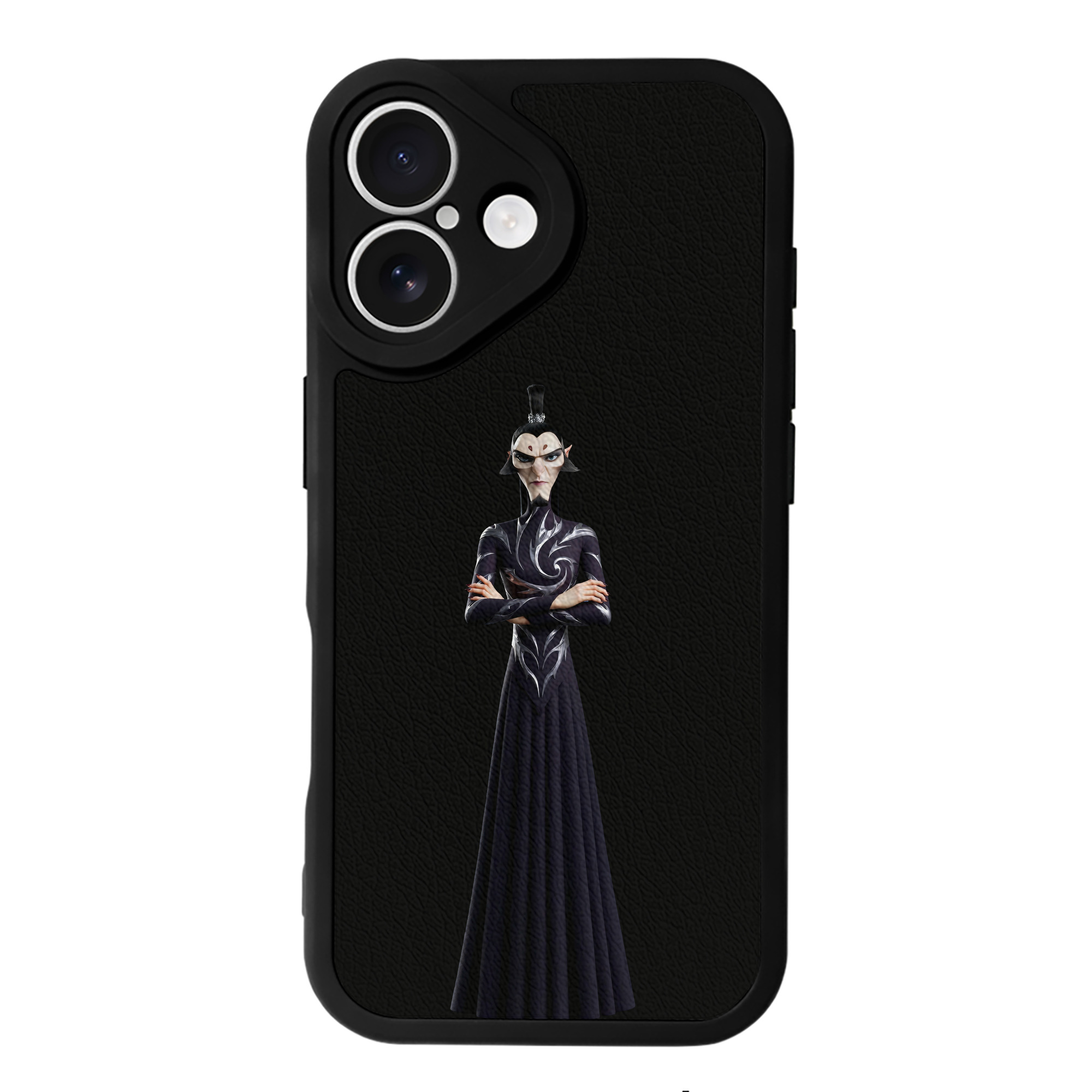 （画像用） Ne Zha 2 ナタ 魔童の大暴れ 【iPhone 16シリーズ対応】シリコンスマホケース（レザー調） 材質：シリコン